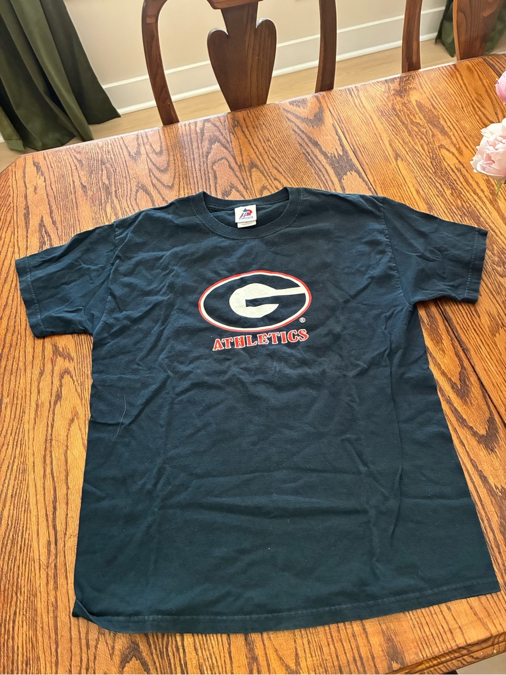 Georgia Bulldogs Black Athletics Graphic Tee